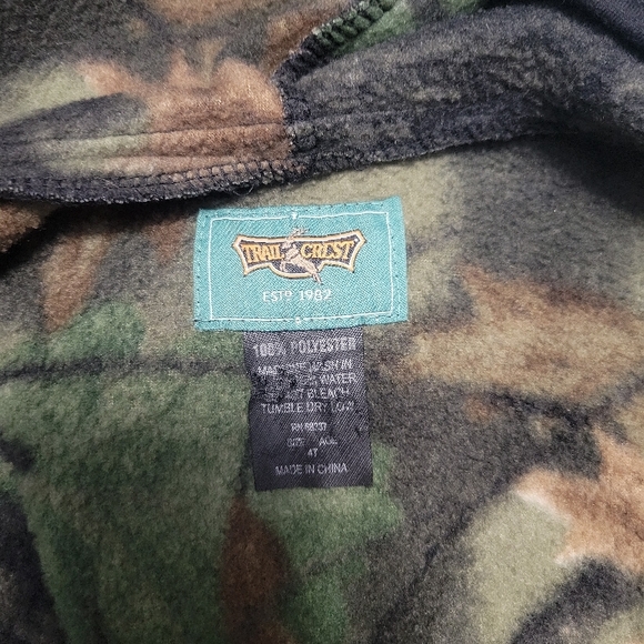Camo Fleece Kids Jacket - Picture 5 of 5